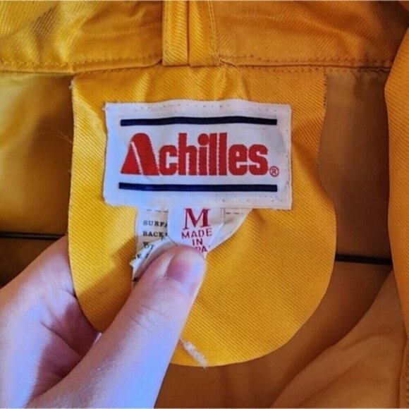 Vintage Achilles Heavy Duty Rain Jacket PRICE FIRM - Picture 2 of 8